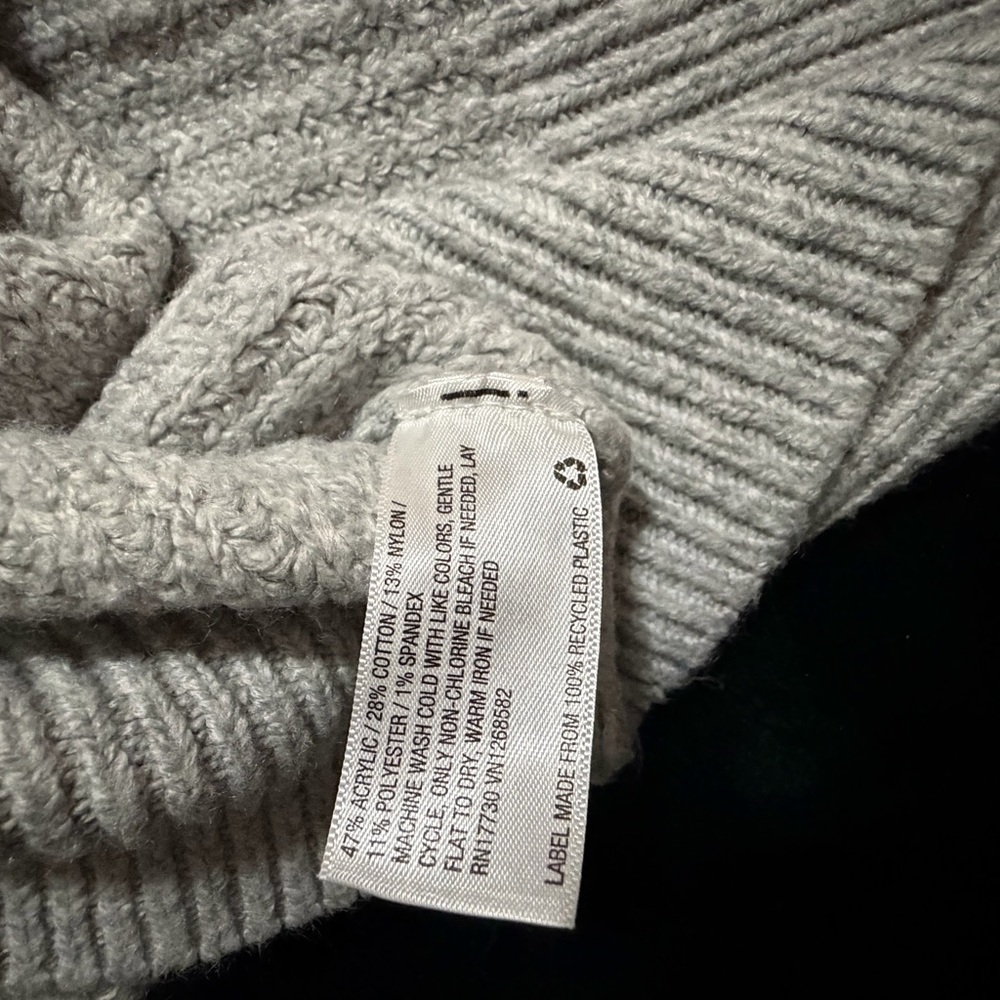 Isabel Marant Gray Ribbed Cardigan - Picture 5 of 5